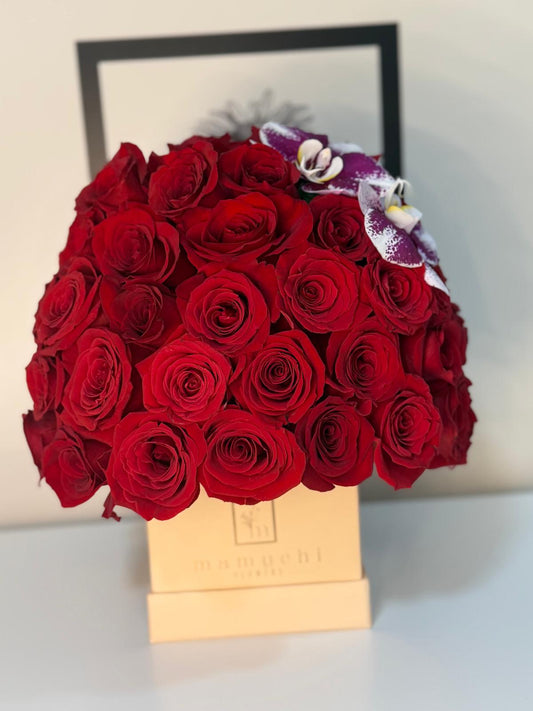 Modern Box - Round Rose